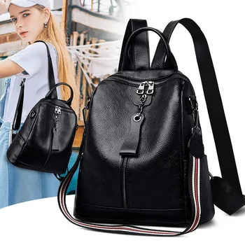 2020 New Fashion Women Backpack Cow Leather Women Shoulder Bag Lady Rucksack College Student Travel Backpack
2020 New Fashion Women Backpack Cow Leather Women Shoulder Bag Lady Rucksack College Student Travel Backpack