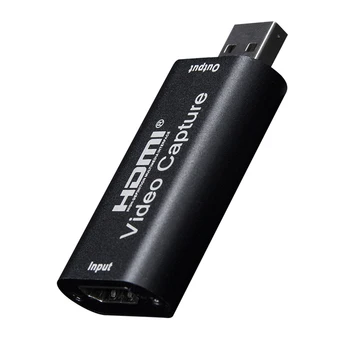 Mini Video Capture Card USB 2.0 HDMI Video Grabber Record Box Game DVD Camcorder HD Camera Recording Live Streaming
Mini Video Capture Card USB 2.0 HDMI Video Grabber Record Box Game DVD Camcorder HD Camera Recording Live Streaming