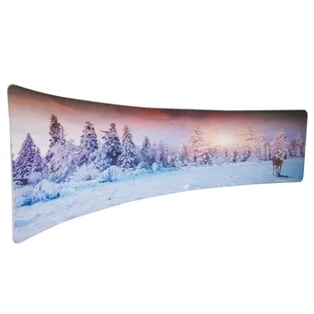 20ft custom curve shape exhibit booth tension fabric display equipment backdrop wall with dye sub artwork printed
20ft custom curve shape exhibit booth tension fabric display equipment backdrop wall with dye sub artwork printed