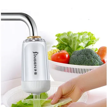 Tap Water Purifier Kitchen Faucet Washable Ceramic Percolator Mini Water Filter Filtro Rust Bacteria Removal Replacement Filter 
Tap Water Purifier Kitchen Faucet Washable Ceramic Percolator Mini Water Filter Filtro Rust Bacteria Removal Replacement Filter