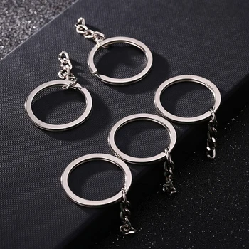 10pcs Women Men DIY Key Chains Accessories Silver Color 30mm Polished Keyring Keychain Split Ring With Short Chain Key Rings
10pcs Women Men DIY Key Chains Accessories Silver Color 30mm Polished Keyring Keychain Split Ring With Short Chain Key Rings
