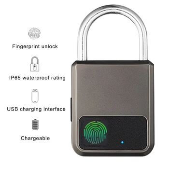 Cardoria Smart Door Lock Portable Waterproof Locks Keyless Security Fingerprint Mailbox Padlock Suitcase Lock Mini For Cabinet
Cardoria Smart Door Lock Portable Waterproof Locks Keyless Security Fingerprint Mailbox Padlock Suitcase Lock Mini For Cabinet