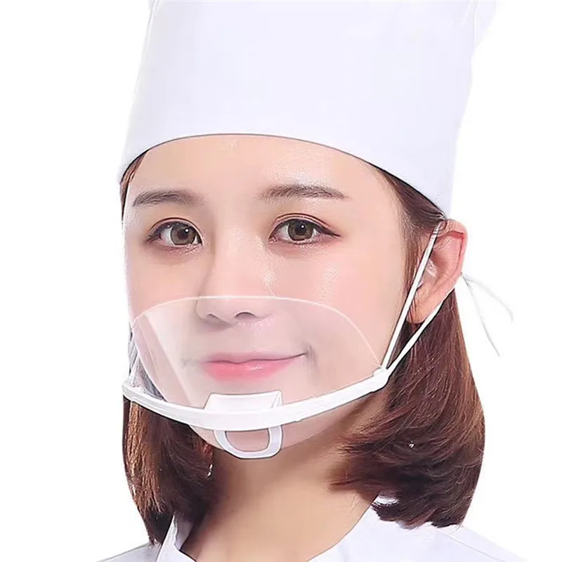 10Pcs Transparent Masks Permanent Anti Fog Catering Fast Food Hotel Chef Plastic Kitchen Cooking Restaurant Smile Mouth Masks
10Pcs Transparent Masks Permanent Anti Fog Catering Fast Food Hotel Chef Plastic Kitchen Cooking Restaurant Smile Mouth Masks