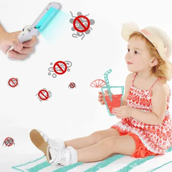 Handheld UV Germicidal Lamp Tube UVC Germicidal Light Sterilizing Lights UVC Foldable Disinfection Light Household Sterilizer
Handheld UV Germicidal Lamp Tube UVC Germicidal Light Sterilizing Lights UVC Foldable Disinfection Light Household Sterilizer