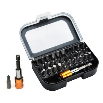 31 Pcs Screwdriver Bit Set 30 Most Commonly Used Screwdriver Bits + 1 Quick Release Hex Chuck Extension Adapter
31 Pcs Screwdriver Bit Set 30 Most Commonly Used Screwdriver Bits + 1 Quick Release Hex Chuck Extension Adapter