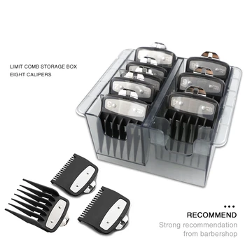 Grid Base Storage Box For 8Pcs Hair Clipper Trimmer Limit Combe Storage Box Guide Comb Barber Tool For Wahl Guide Combs G1026
Grid Base Storage Box For 8Pcs Hair Clipper Trimmer Limit Combe Storage Box Guide Comb Barber Tool For Wahl Guide Combs G1026