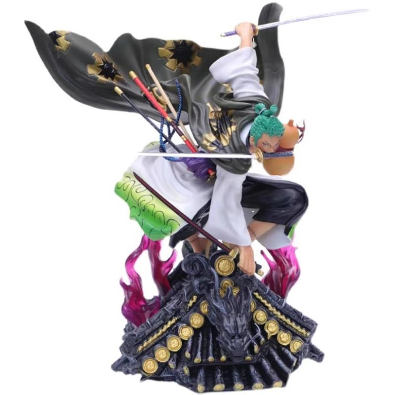 One Piece 20CM Roof Sauron Figure Wano Country Three Swords Kimono Sauron Anime Model Collection Decoration
One Piece 20CM Roof Sauron Figure Wano Country Three Swords Kimono Sauron Anime Model Collection Decoration