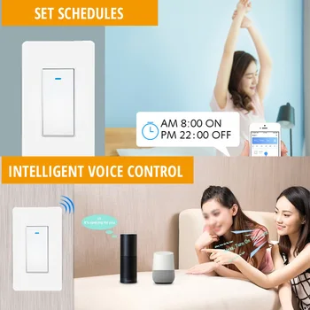 Overload Protection Timed In Wall Home Office Remote Button Control Smart Light Switch Hands Free Stable Wifi Wireless Fixtures
Overload Protection Timed In Wall Home Office Remote Button Control Smart Light Switch Hands Free Stable Wifi Wireless Fixtures