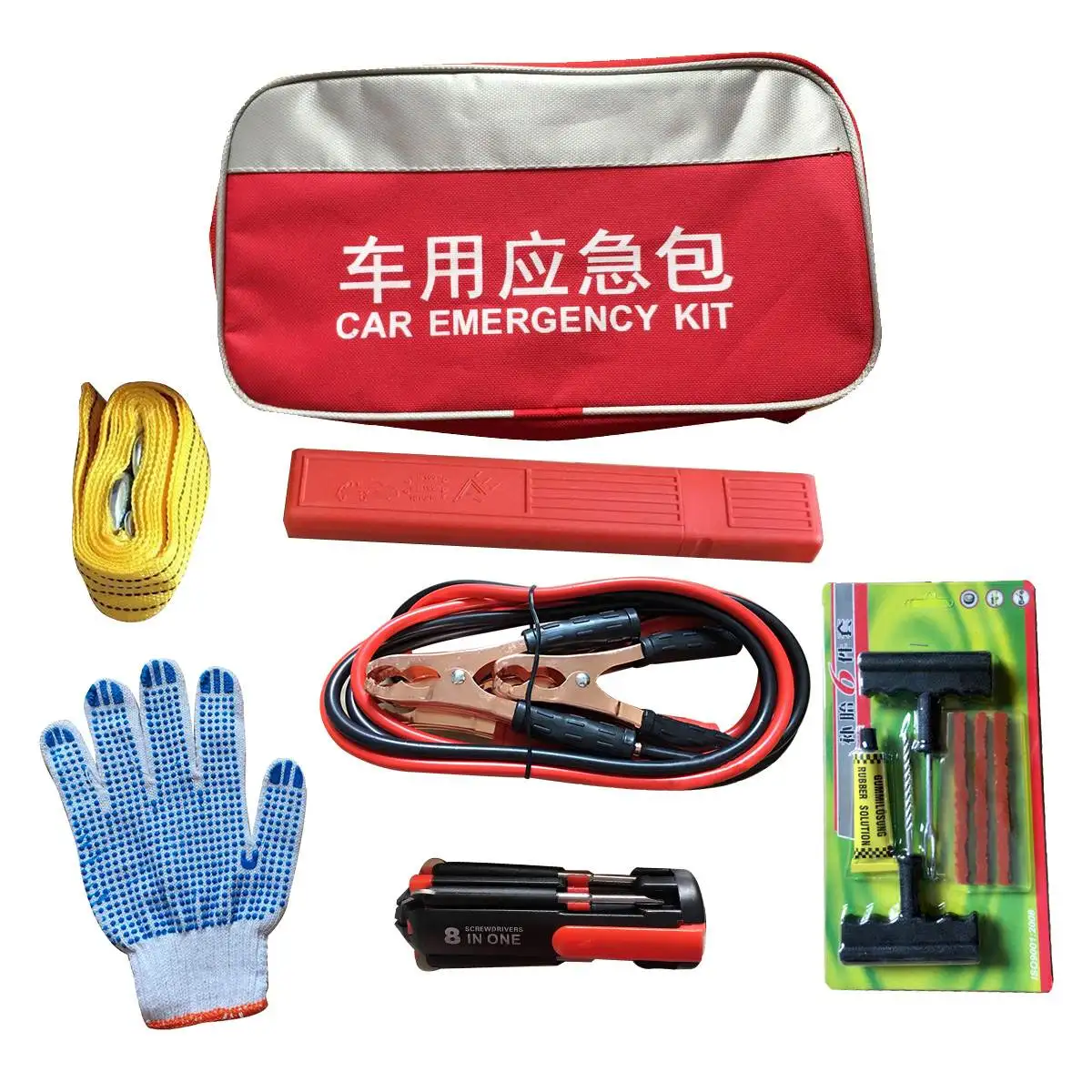Universal Car Emergency Kit Vehicle Road Rescue Tool Outdoor Safety Survival Equipment Set Sport Travel Kit Unlock First Aid Kit 
Universal Car Emergency Kit Vehicle Road Rescue Tool Outdoor Safety Survival Equipment Set Sport Travel Kit Unlock First Aid Kit