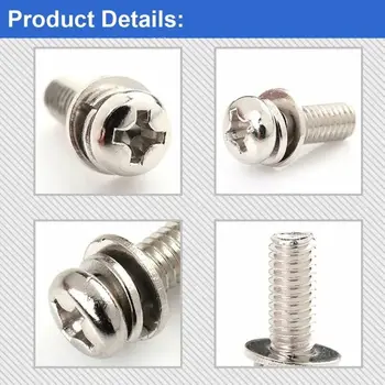 Pan Head Machine Nut Bolt Assortment Screws Lock Washers Metric M3/M4/M5 High Quality New
Pan Head Machine Nut Bolt Assortment Screws Lock Washers Metric M3/M4/M5 High Quality New