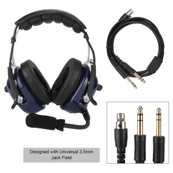 Pilot Headset General Aviation Headset, Dual Plug Pilot Headphone, 3.5mm Noise Reduction Headset for Pilots audifono
Pilot Headset General Aviation Headset, Dual Plug Pilot Headphone, 3.5mm Noise Reduction Headset for Pilots audifono
