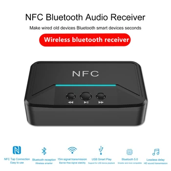 NFC wireless speaker Bluetooth receiver RCA output power amplifier speaker to 3.5mm stereo A2DP Bluetooth audio aux adapter
NFC wireless speaker Bluetooth receiver RCA output power amplifier speaker to 3.5mm stereo A2DP Bluetooth audio aux adapter
