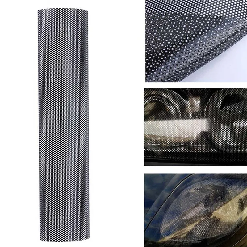 50x106cm Car Auto Headlight Mesh Not Block Tinting Perforated Sight Front Head Lamp Protection Film Sticker
50x106cm Car Auto Headlight Mesh Not Block Tinting Perforated Sight Front Head Lamp Protection Film Sticker