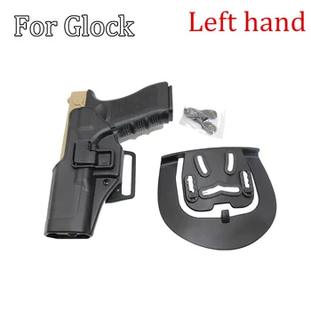 Gun Holster for Glock 17 19 22 23 31 Tactical Left Hand CQC Pistol Holster Military Waist Belt Loop Paddle airsolf holster
Gun Holster for Glock 17 19 22 23 31 Tactical Left Hand CQC Pistol Holster Military Waist Belt Loop Paddle airsolf holster