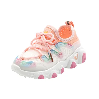 New Spring Autumn Kids Sports Soft Soles Lightweight Breathable Shoes Boys Girls Toddler Shoes Mesh Children Sneakers 
New Spring Autumn Kids Sports Soft Soles Lightweight Breathable Shoes Boys Girls Toddler Shoes Mesh Children Sneakers