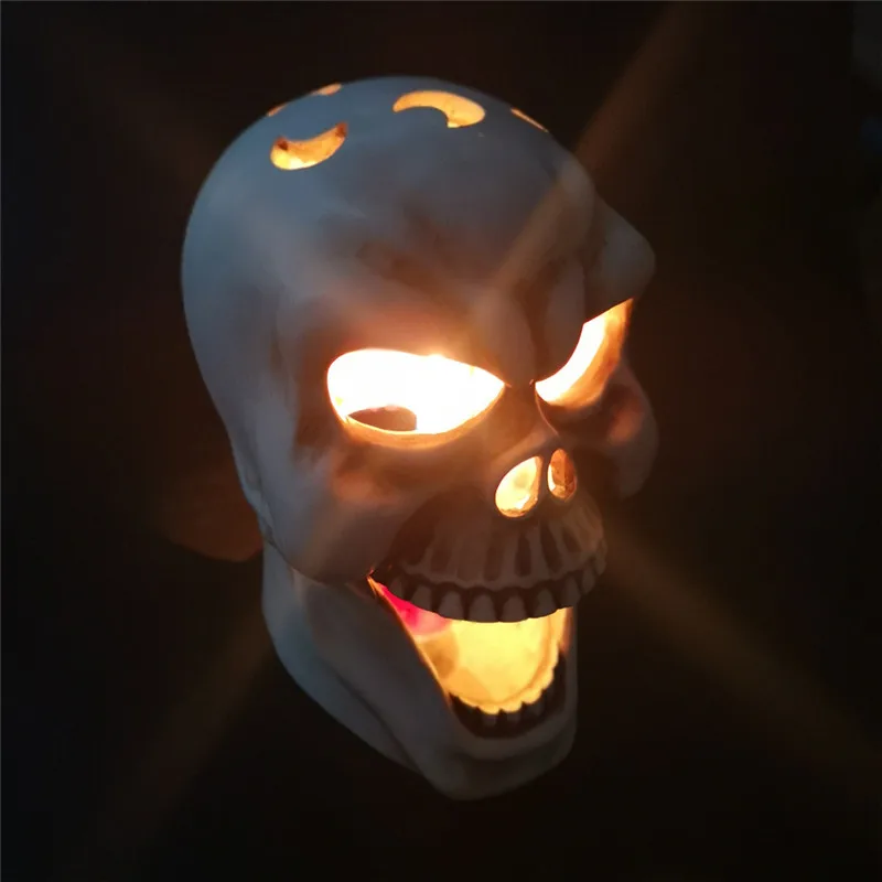 Resin Skull Head Candlestick Halloween Gifts Vintage Candlestick Home Decoration Dropshipping
Resin Skull Head Candlestick Halloween Gifts Vintage Candlestick Home Decoration Dropshipping