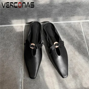 VERCONAS 2020 Mules Summer Women Sandals Woman Pumps Genuine Leather Crystal Decoration Square Toe Square Heels Shoes Woman 
VERCONAS 2020 Mules Summer Women Sandals Woman Pumps Genuine Leather Crystal Decoration Square Toe Square Heels Shoes Woman