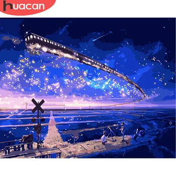 HUACAN Painting By Numbers Starry Sky Scenery DIY Oil Pictures Landscape Kits Drawing Canvas HandPainted Home Decor Gift
HUACAN Painting By Numbers Starry Sky Scenery DIY Oil Pictures Landscape Kits Drawing Canvas HandPainted Home Decor Gift