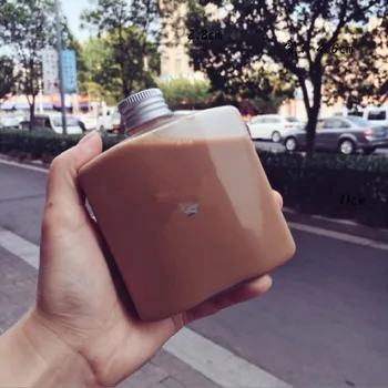 25pcs High quality creative ice coffee bottle flat square small wine bottle 250ml plastic juice bottle party favors clear bottle
25pcs High quality creative ice coffee bottle flat square small wine bottle 250ml plastic juice bottle party favors clear bottle