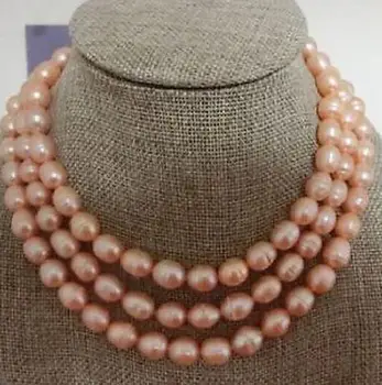 Free Shipping Huge 9-10mm natural south sea pink pearl necklace 49 Inch white fish shape 
Free Shipping Huge 9-10mm natural south sea pink pearl necklace 49 Inch white fish shape