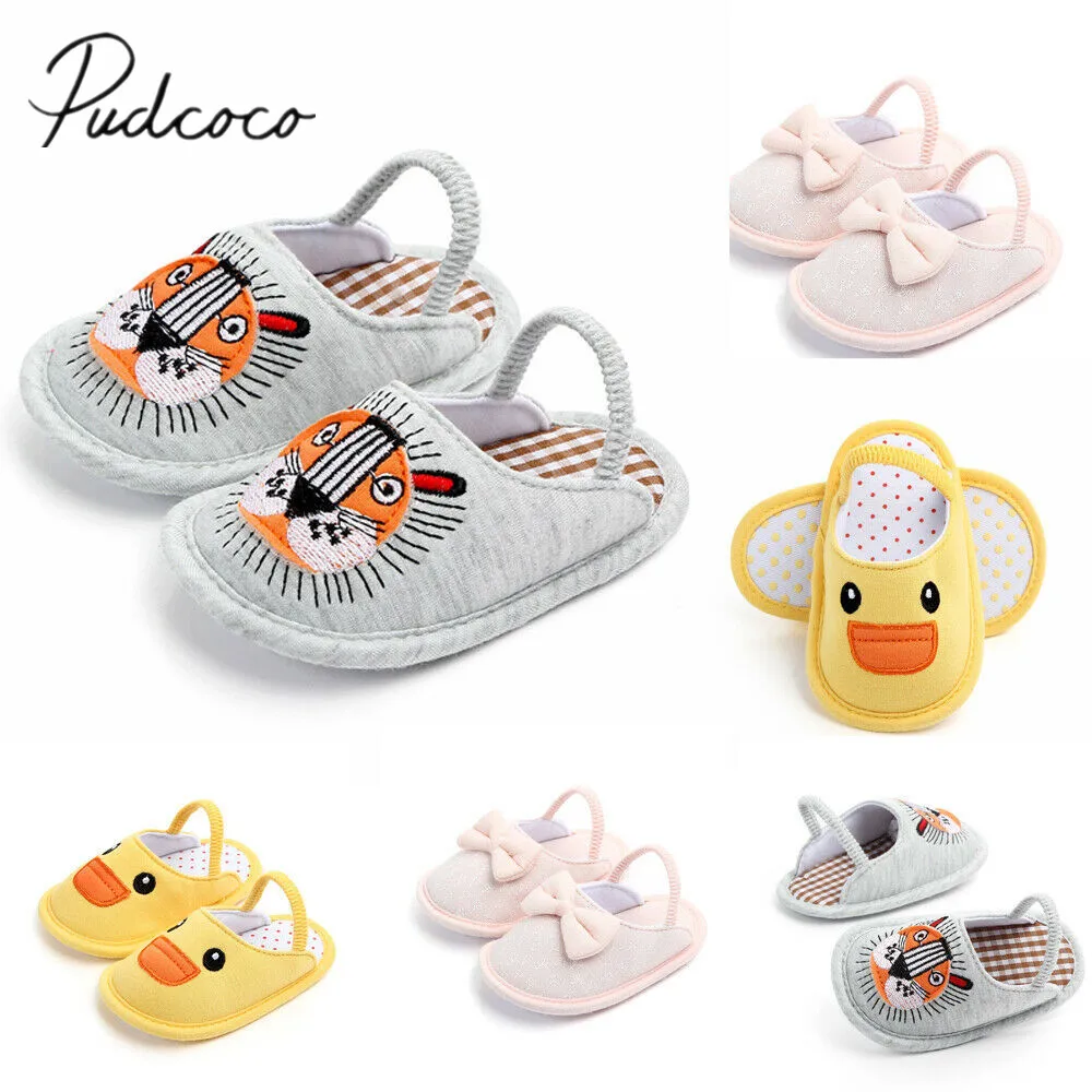 Baby Slippers Newborn Infant Baby Boy Girl Shoe kid Soft Sole Cotton Slipper Shoes Cartoon Causal Cotton Soft First Walker 0-12M 
Baby Slippers Newborn Infant Baby Boy Girl Shoe kid Soft Sole Cotton Slipper Shoes Cartoon Causal Cotton Soft First Walker 0-12M