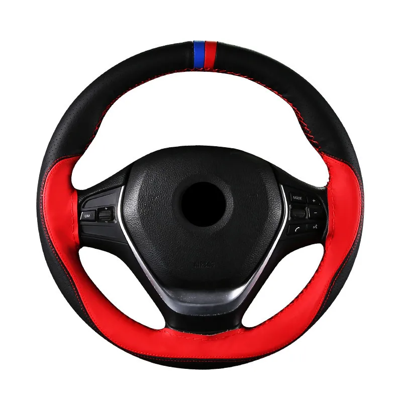 Super anti-wear Leather DIY Universal car steering wheel cover 38CM Car-styling Anti-slip steering-Wheel Sleeve Protector
Super anti-wear Leather DIY Universal car steering wheel cover 38CM Car-styling Anti-slip steering-Wheel Sleeve Protector