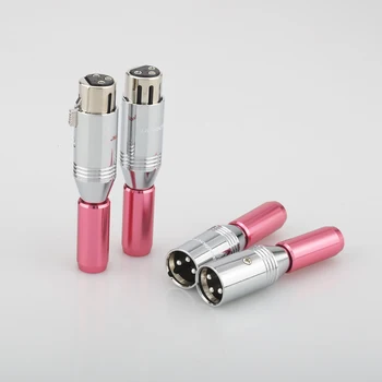 Audicorast 2pcs female 2pcs male XLR Hi-end Hifi Audio Jack 3 pins connector Black Metal Shell Brass Copper Silver XLR sock
Audicorast 2pcs female 2pcs male XLR Hi-end Hifi Audio Jack 3 pins connector Black Metal Shell Brass Copper Silver XLR sock