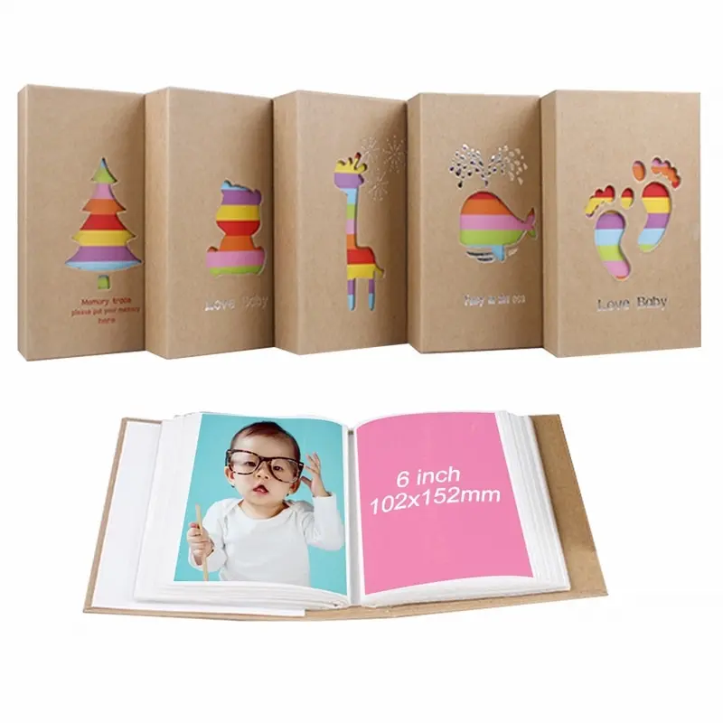 HIFUAR 6 Inch 100 Pocket Hollow Cartoon Animal Album Cute Colorful Interstitial Album Baby Photo Storage Children Christmas Gift
HIFUAR 6 Inch 100 Pocket Hollow Cartoon Animal Album Cute Colorful Interstitial Album Baby Photo Storage Children Christmas Gift