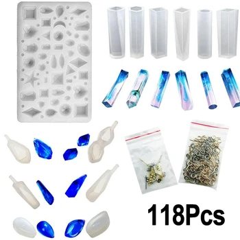 1 Set Jewelry Tools Set Silicone Resin Pendant Molds Jewelry Casting Molds + Screw Eye Pins Kit Pendant Craft For DIY
1 Set Jewelry Tools Set Silicone Resin Pendant Molds Jewelry Casting Molds + Screw Eye Pins Kit Pendant Craft For DIY