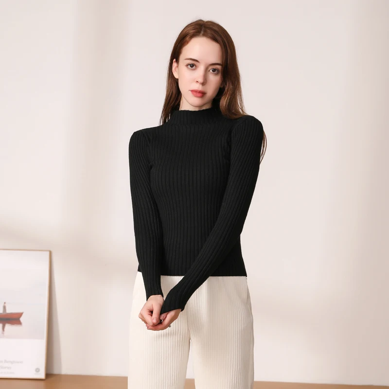 Pullover Women's Sweater Cropped Woman Jumper Basic 2024 Style Outerwear Korean Fashion Clothes Knitted Clothing Ladies Blouses
Pullover Women's Sweater Cropped Woman Jumper Basic 2024 Style Outerwear Korean Fashion Clothes Knitted Clothing Ladies Blouses