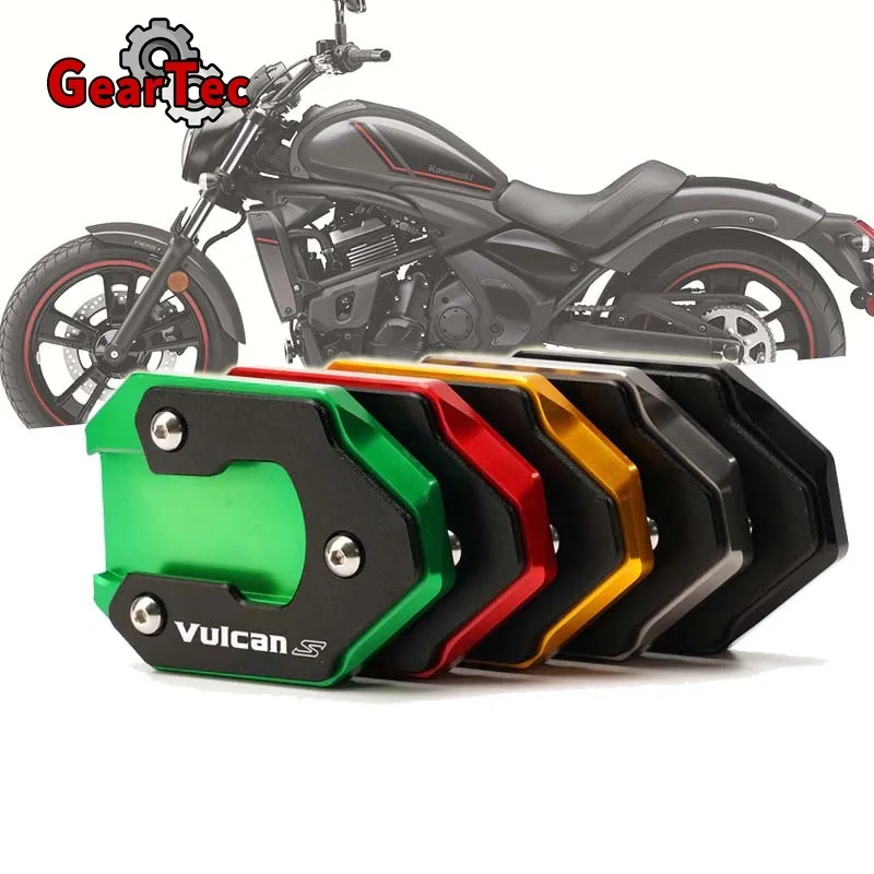 For Kawasaki Vulcan S 650 VN650 2015-2021 2020 Motorcycle Accessories CNC Kickstand Foot Side Stand Extension Pad Support Plate 
For Kawasaki Vulcan S 650 VN650 2015-2021 2020 Motorcycle Accessories CNC Kickstand Foot Side Stand Extension Pad Support Plate