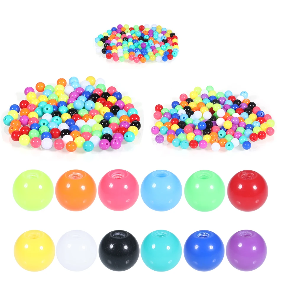 

120pcs/Bag Mix Colors Acrylic Replacement Balls Bead Lip Eyebrow Tongue Ear Tragus Belly Nipple Body Piercing Jewelry 14G/16G