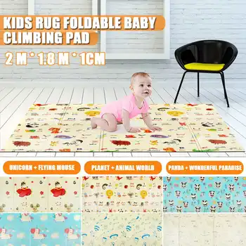 200*180cm Foldable Cartoon Baby Play Mat XPE Puzzle Children's Mat Baby Climbing Pad Kids Rug Baby Games Mats
200*180cm Foldable Cartoon Baby Play Mat XPE Puzzle Children's Mat Baby Climbing Pad Kids Rug Baby Games Mats