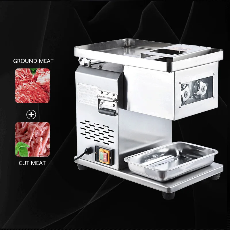 Commercial Meat Slicer Machine Stainless Steel Automatic 1500W Shred Slicer Dicing Machine Electric Vegetable Cutter Grinder
Commercial Meat Slicer Machine Stainless Steel Automatic 1500W Shred Slicer Dicing Machine Electric Vegetable Cutter Grinder