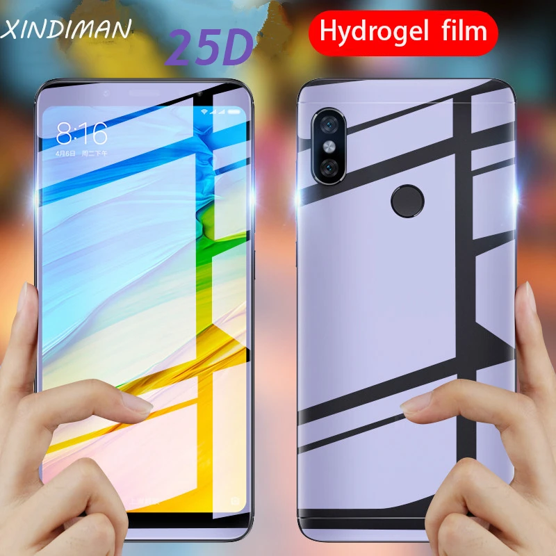 25D Soft hydrogel Film for xiaomi Redmi5 5plus screen protector for xiaomi redmi note5 redminote5pro front+back Protective Glass
25D Soft hydrogel Film for xiaomi Redmi5 5plus screen protector for xiaomi redmi note5 redminote5pro front+back Protective Glass