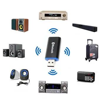 Bluetooth 5.0 +EDR Audio Receiver Transmitter Mini Jack Bluetooth Kit AUX 3.5mm Stereo PC Wireless RCA For TV Adapter Car U F3D5 
Bluetooth 5.0 +EDR Audio Receiver Transmitter Mini Jack Bluetooth Kit AUX 3.5mm Stereo PC Wireless RCA For TV Adapter Car U F3D5