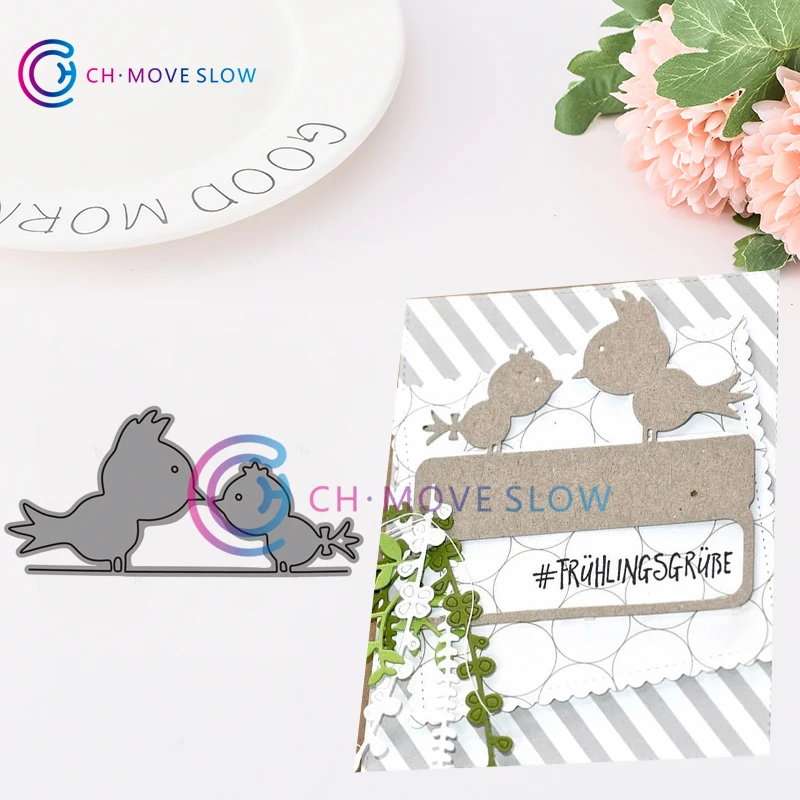 Новинка 2019, металлические резные штампы CH Two birds 3D DIY для скрапбукинга, углеродный острый штамп, фото украшение для пригласительных открыток
Новинка 2019, металлические резные штампы CH Two birds 3D DIY для скрапбукинга, углеродный острый штамп, фото украшение для пригласительных открыток