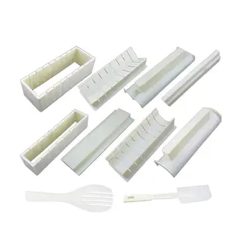 Easy Sushi Maker 10 Pieces Rice Ball Mold Sushi Roll Making Kit Set for Beginners Kids
Easy Sushi Maker 10 Pieces Rice Ball Mold Sushi Roll Making Kit Set for Beginners Kids