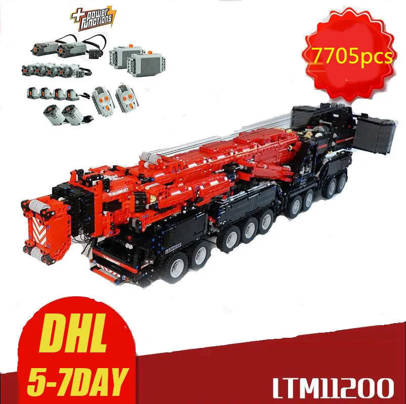 NEW Power Mobile MOC-20920 Liebherres LTM11200 Large Engineering Crane Remote Control Building Blocks Toys Boy Gifts
NEW Power Mobile MOC-20920 Liebherres LTM11200 Large Engineering Crane Remote Control Building Blocks Toys Boy Gifts
