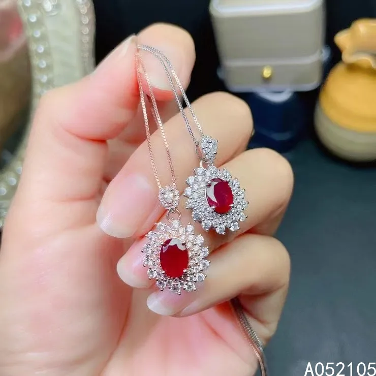 KJJEAXCMY fine jewelry 925 sterling silver inlaid Natural ruby Women vintage exquisite flower gem pendant necklace support detec
KJJEAXCMY fine jewelry 925 sterling silver inlaid Natural ruby Women vintage exquisite flower gem pendant necklace support detec