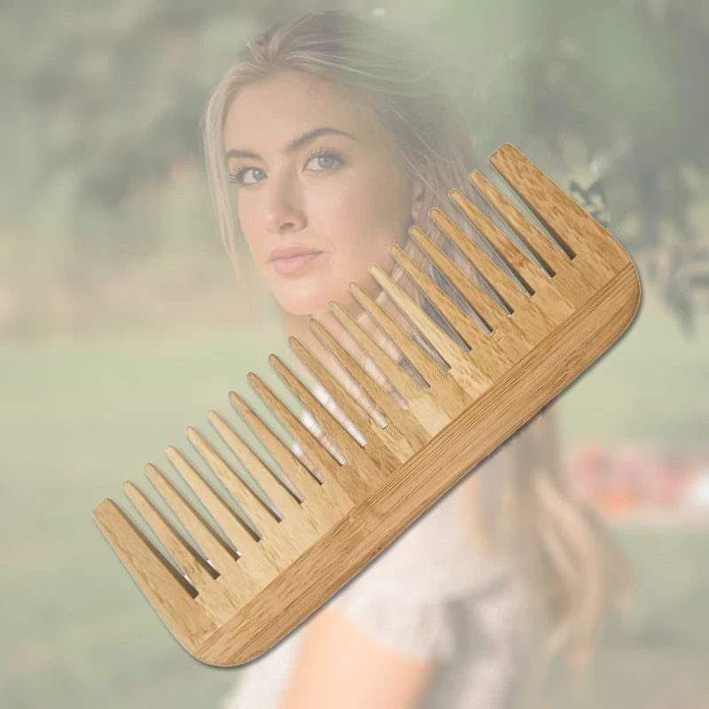 Pure Natural Bamboo Wide Tooth Comb For Women Anti-Static Curly Hair Scalp Massage Health Care Combs
Pure Natural Bamboo Wide Tooth Comb For Women Anti-Static Curly Hair Scalp Massage Health Care Combs