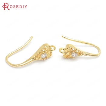 (37660-G)10PCS Height 16MM 24K Gold Color Brass and Zircon Heart Shape Earrings Hooks Jewelry Making Supplies Diy Accessories
(37660-G)10PCS Height 16MM 24K Gold Color Brass and Zircon Heart Shape Earrings Hooks Jewelry Making Supplies Diy Accessories