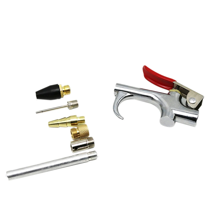 Air Blow Accessory Kit with 6 Interchangeable Nozzles - 7 Pieces Air Compressor Tools Kit
Air Blow Accessory Kit with 6 Interchangeable Nozzles - 7 Pieces Air Compressor Tools Kit