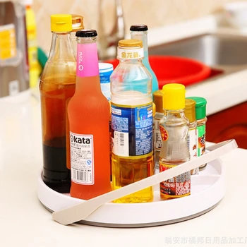 Rotating Storage Shelf Spices Condiments Organizer Holder 360° Turntable Plastic Food Storage Container Kitchen Cabinets Racks
Rotating Storage Shelf Spices Condiments Organizer Holder 360° Turntable Plastic Food Storage Container Kitchen Cabinets Racks