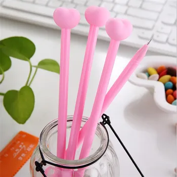 Cute Pink Love Heart 0.5mm Black Ink Gel Pen For Kids Promotion Gift Write Pens School Signature Office Supplies Stationery
Cute Pink Love Heart 0.5mm Black Ink Gel Pen For Kids Promotion Gift Write Pens School Signature Office Supplies Stationery