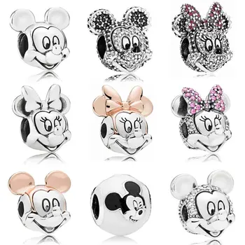 Real Shimmering Minnie & Mickey Portrait Clip Mickey Expressions Charms 925 Silver Bead Fit Pandora Bracelet Bangle Diy Jewelry
Real Shimmering Minnie & Mickey Portrait Clip Mickey Expressions Charms 925 Silver Bead Fit Pandora Bracelet Bangle Diy Jewelry
