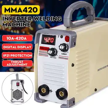 220V AC Welding Machine 10-420A DC Inverter Handheld Mini MMA IGBT Inverter Mini Electric ARC Welders Machine Tool
220V AC Welding Machine 10-420A DC Inverter Handheld Mini MMA IGBT Inverter Mini Electric ARC Welders Machine Tool