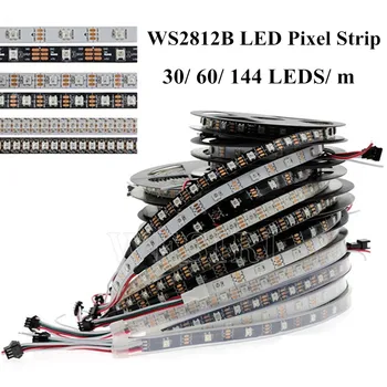 DC5V WS2812B RGB IC Waterproof Individually Addressable Smart LED Pixel Strip Black/ White PCB 30/ 60/ 144 LEDs/m (1m/ 4m/ 5m)
DC5V WS2812B RGB IC Waterproof Individually Addressable Smart LED Pixel Strip Black/ White PCB 30/ 60/ 144 LEDs/m (1m/ 4m/ 5m)
