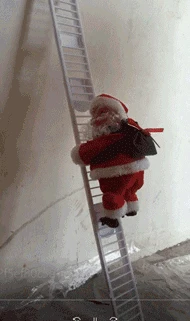 Музыкальная электрическая лестница Фигурка Деда Мороза рождество орнамент с