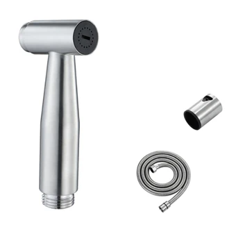 Stainless Steel Handheld Bidet Faucet Shower Bidet Douche Spray Toilet Shattaf Sprayer Shower Hose Shower Base
Stainless Steel Handheld Bidet Faucet Shower Bidet Douche Spray Toilet Shattaf Sprayer Shower Hose Shower Base